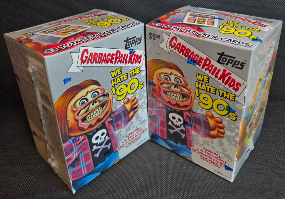 (2x BOXES) GPK We HATE THE 90s TOPPS GARBAGE PAIL KIDS SEALED BLASTER LOT NEW