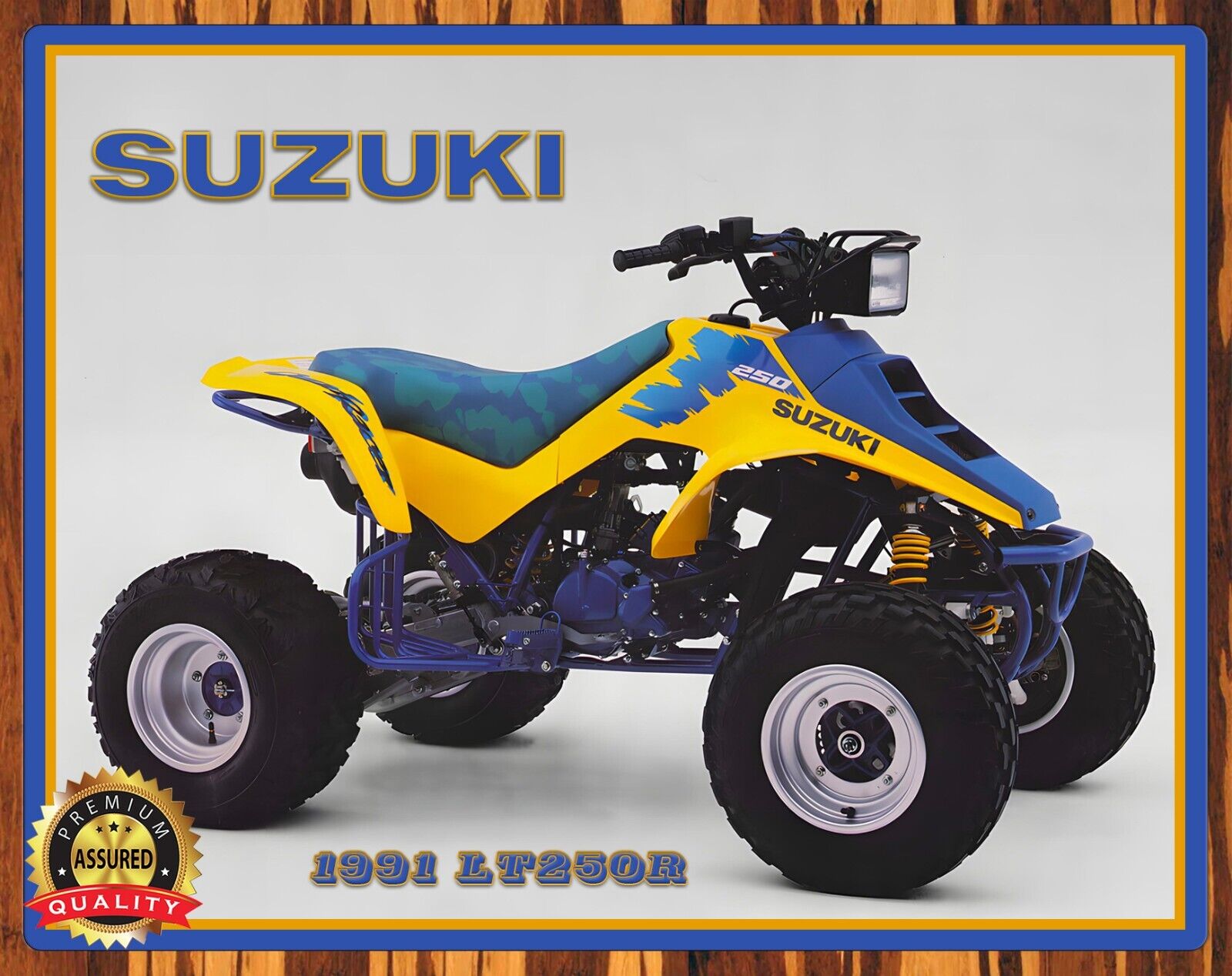 1991 Suzuki - LT250R - Metal Sign 11 x 14