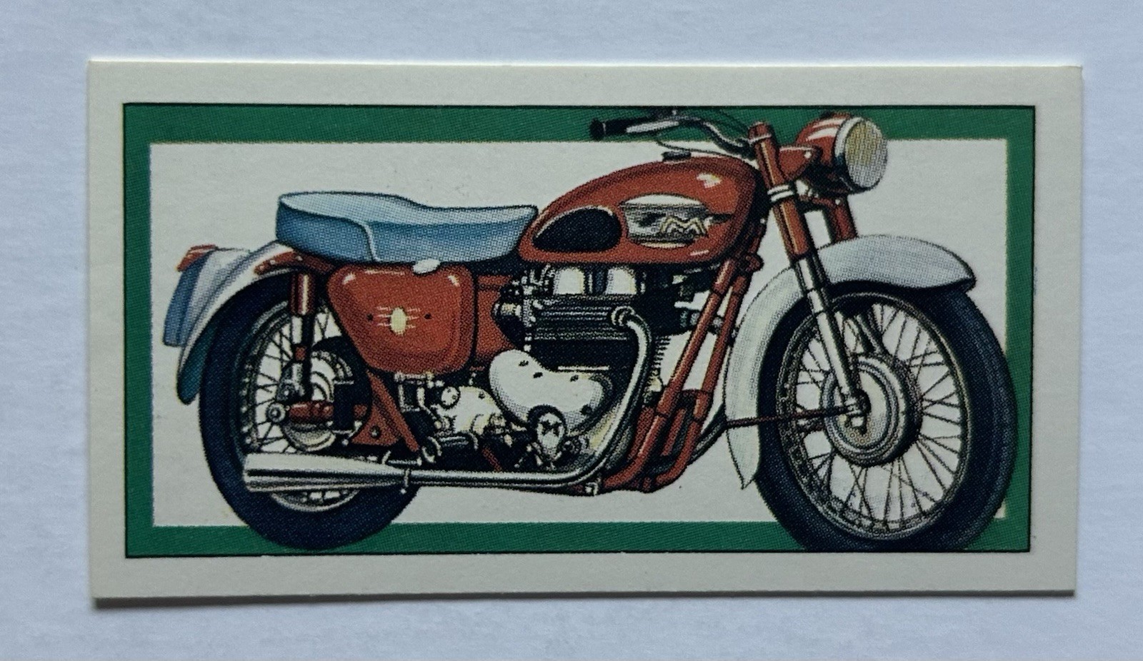 1963 Sweetule Matchless Majestic 650 Model G12 Motorcycle Tobacco Card #38 TR2