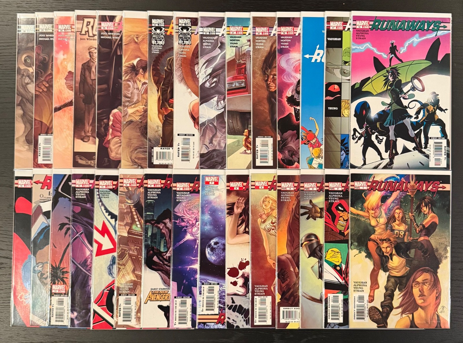 Marvel: Runaways Vol. 2 (2005) #1-30 Complete Set