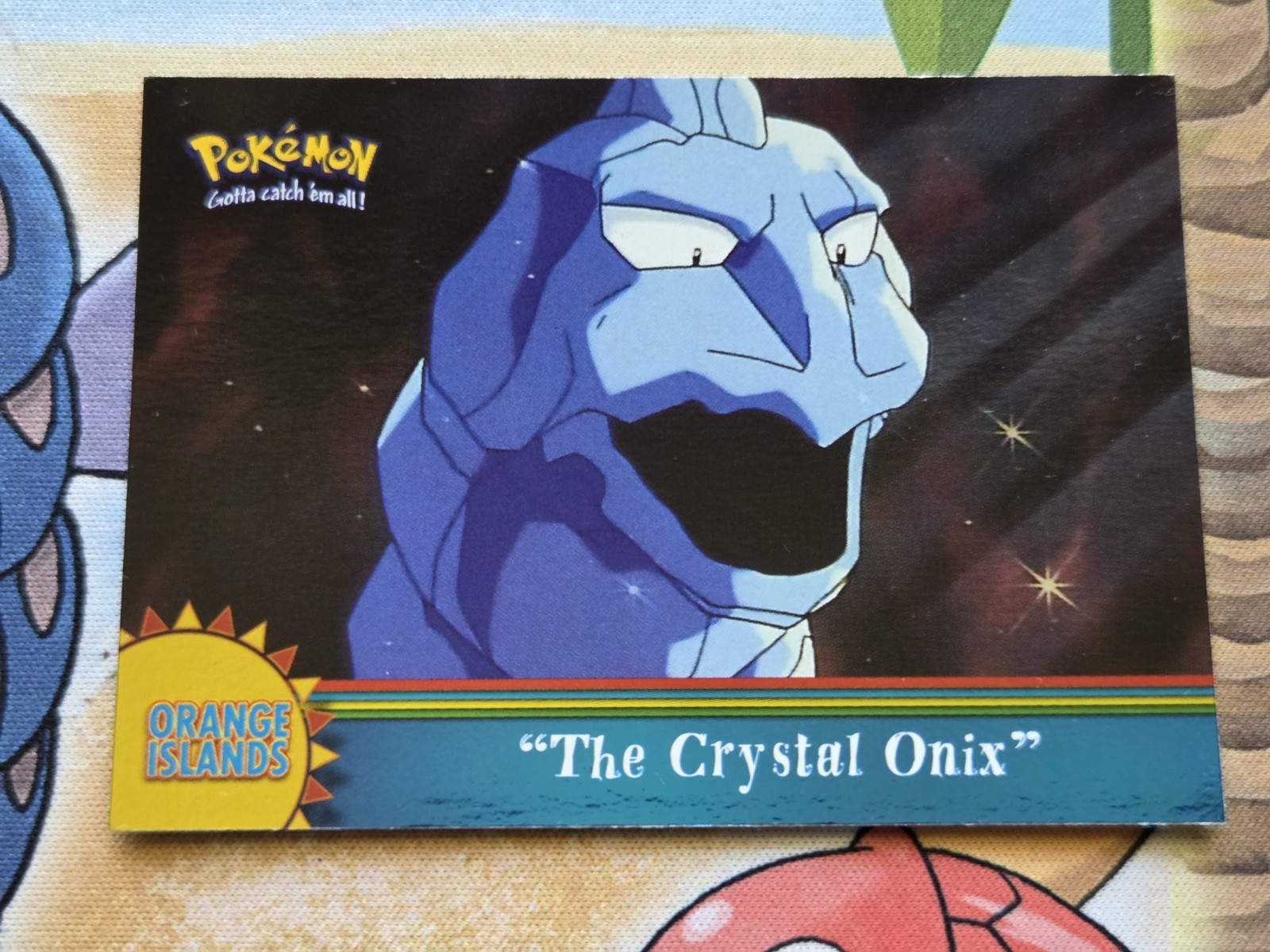 2000 Topps Pokemon #OR4 The Crystal Onix (A) SILVER FOIL Series 3