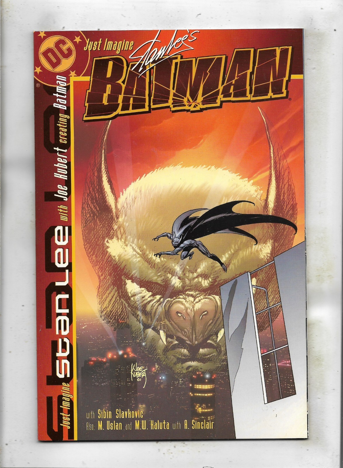 Just Imagine Stan Lee With Joe Kubert Creating Batman 2001 Very Fine/Near Mint