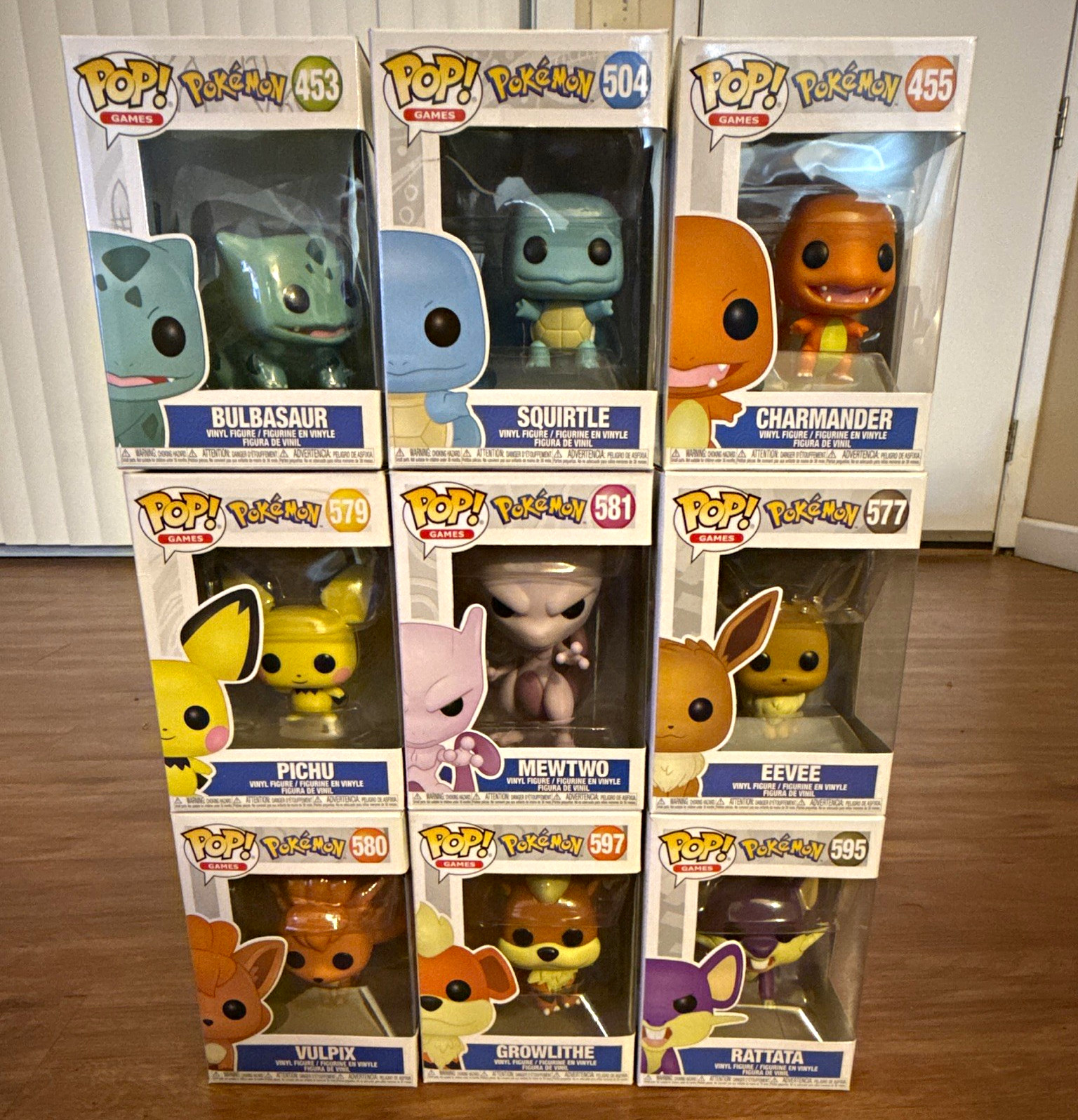 Funko Pokémon Pop Vinyl Figures Mixed Lot 8 Boxed Original Unopened