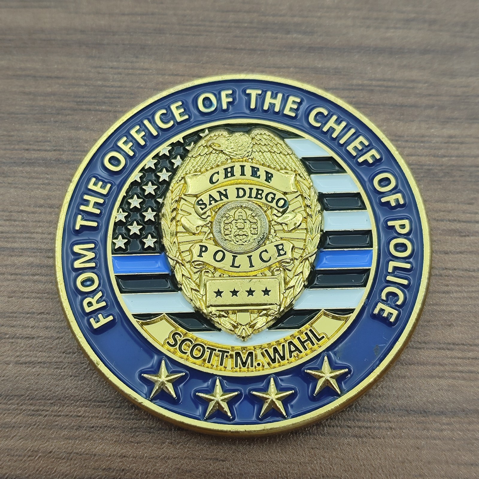 San Diego Police Chief Challenge Coin