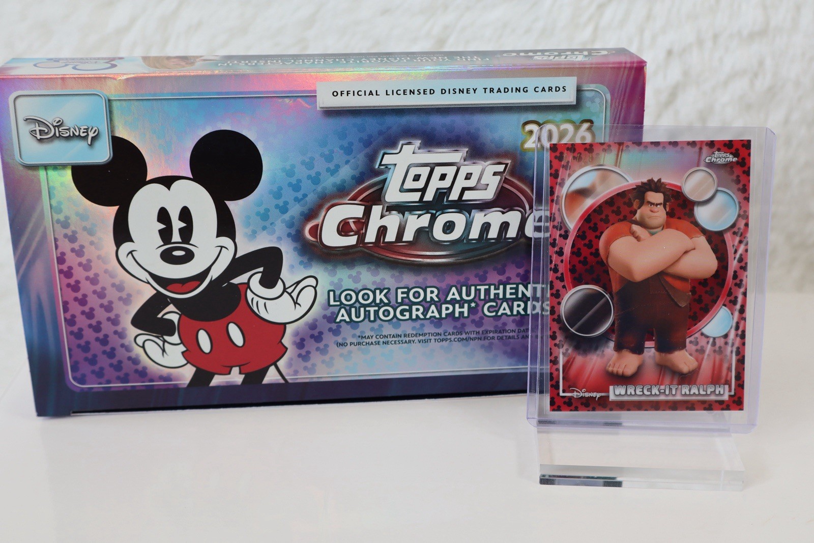 2026 Topps Disney Wreck-It Ralph #134 Red & Black Refractor #1/28 First On Print