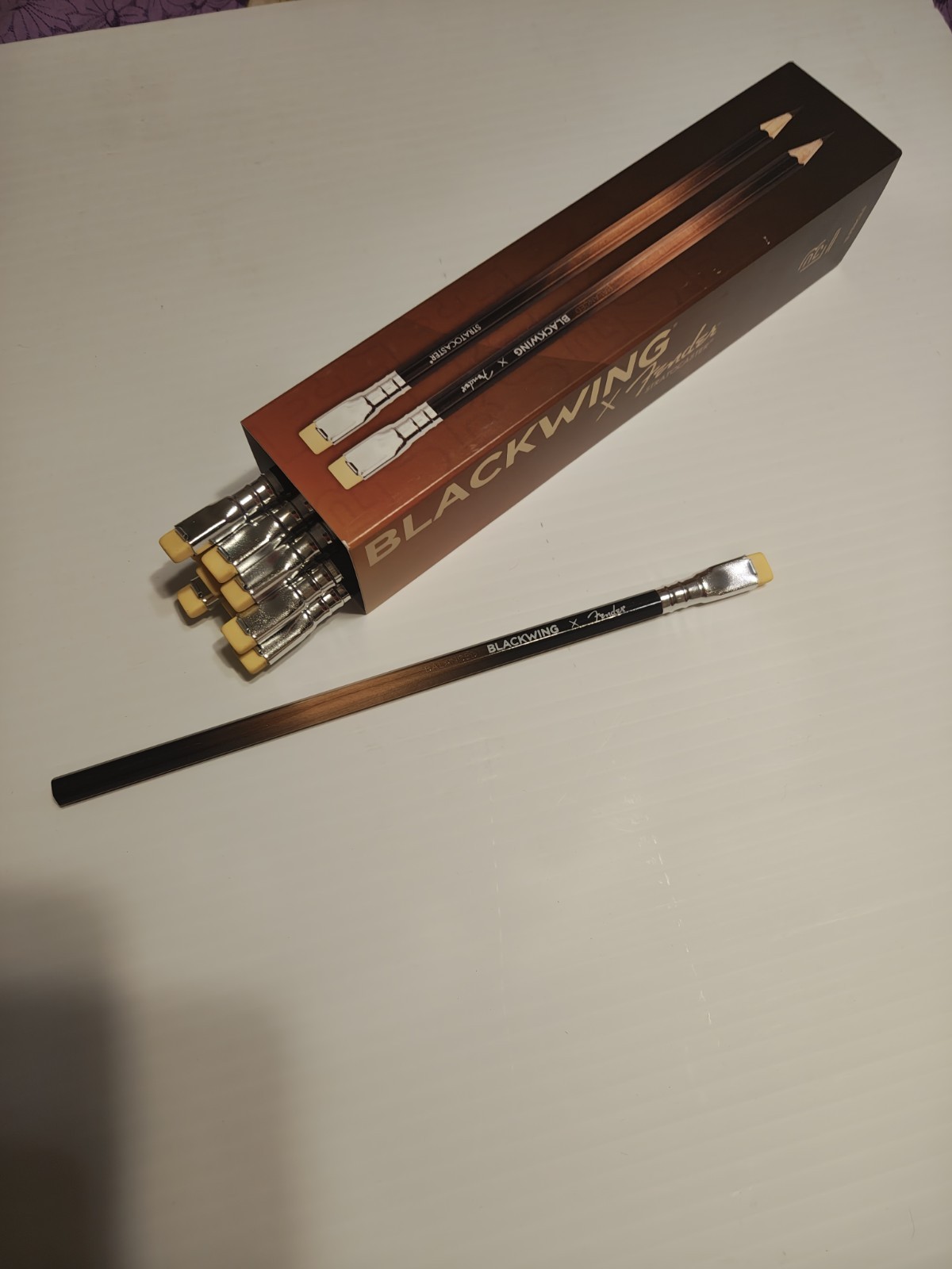 Special Edition Blackwing x Fender Stratocaster Pencils (Set of 12) NIB