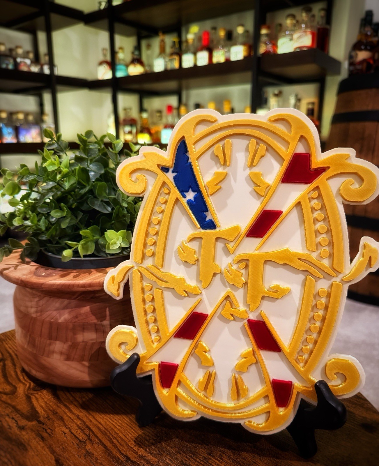 Custom USA Arturo Fuente Opus X Sign Emblem Wall Art Bar Cigar Lounge