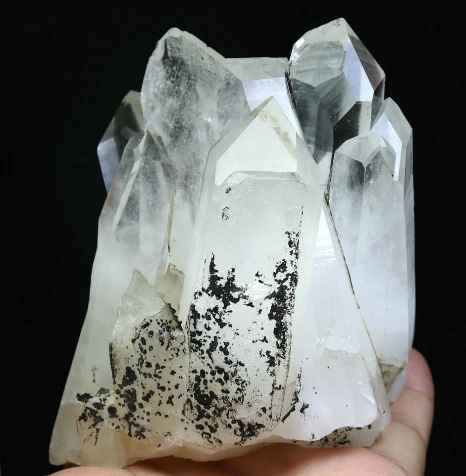 1.22lb Natural Clear Quartz Crystal Cluster Point Wand Mineral Specimen Healing