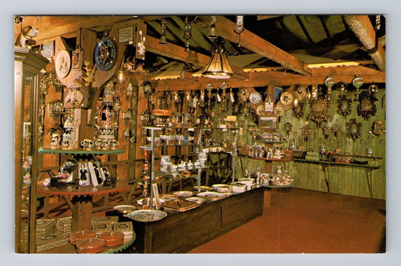 Wilmot OH-Ohio, Alpine Alpa, Black Forest Gift Shop Museum Vintage Postcard
