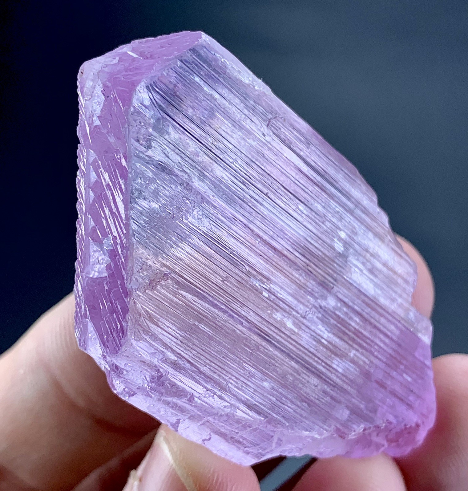 193 Carat Natural Pink Kunzite Crystal From Afghanistan