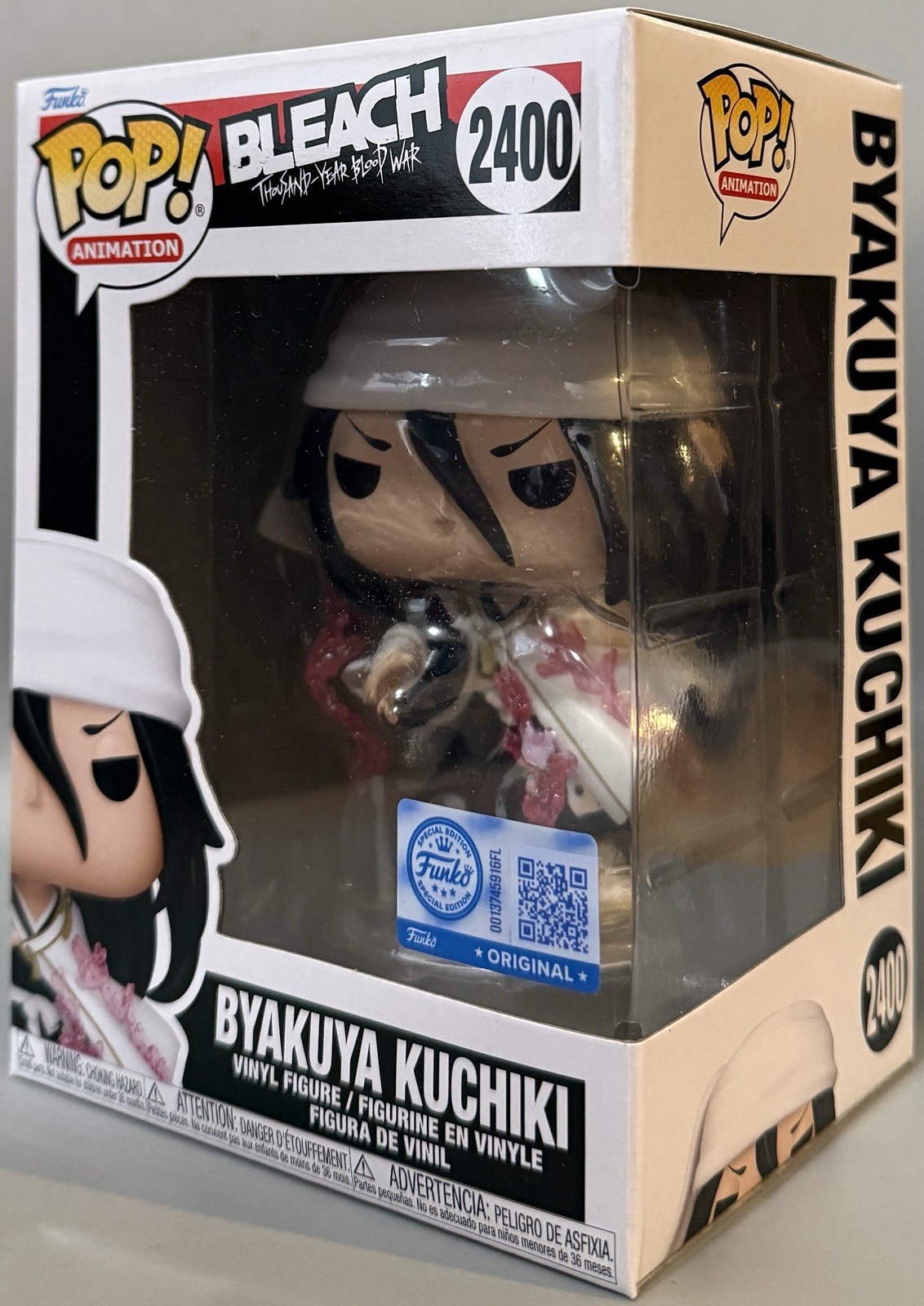 Funko Pop Bleach Byakuya Kuchiki with Kenseikan #2400