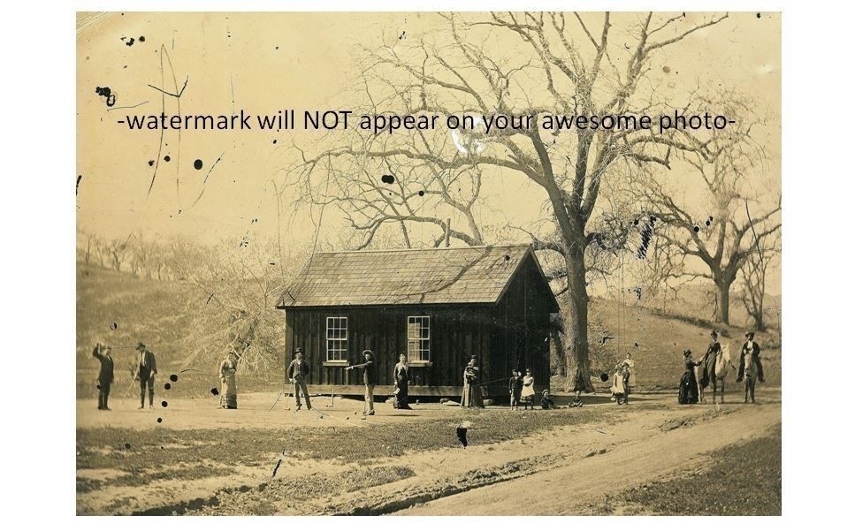Billy the Kid PHOTO Rare William Bonney REGULATORS Croquet Yard Scene