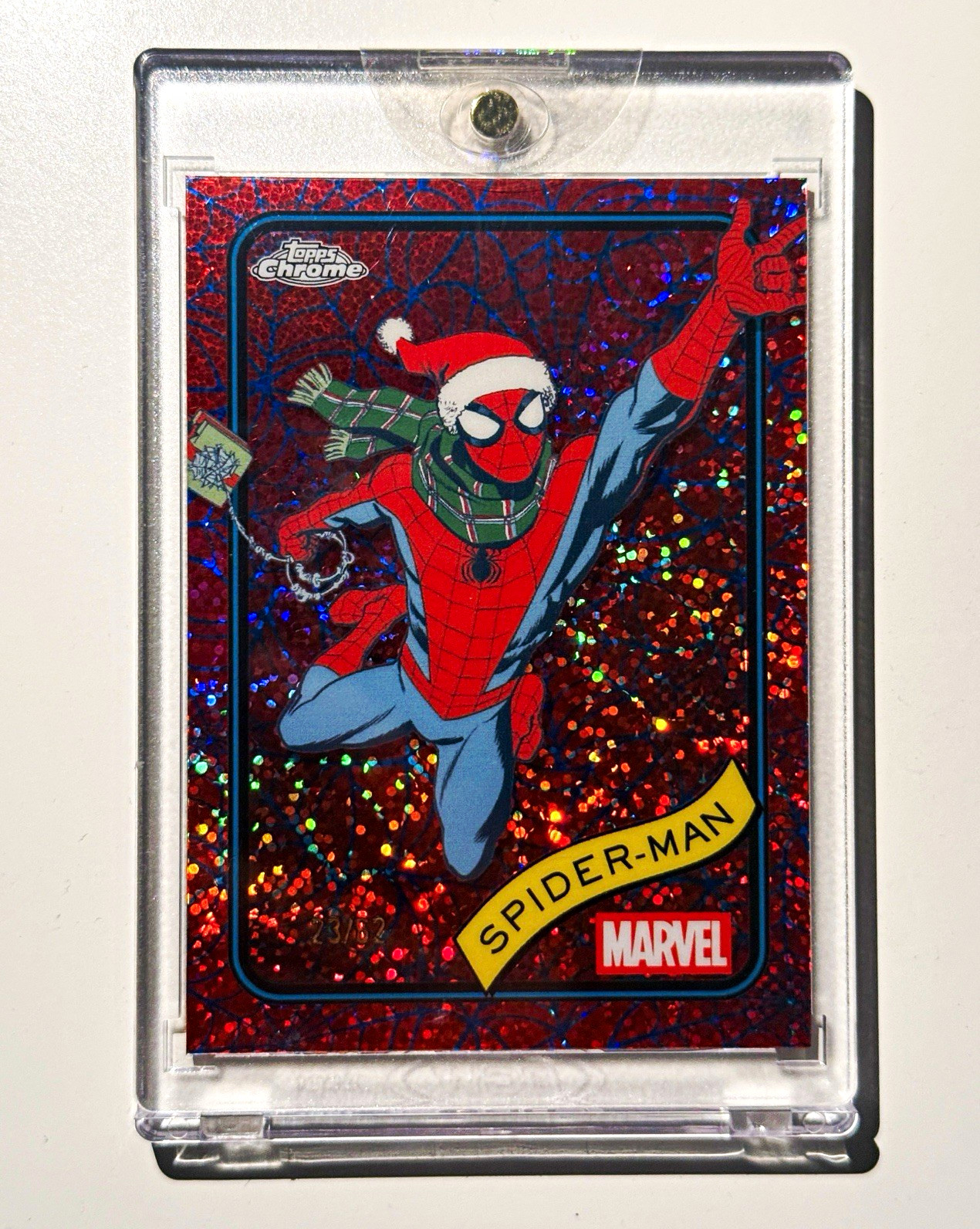 2025 Topps Chrome Marvel Spider-Man #101 EMPLOYEE EXCLUSIVE 23/62