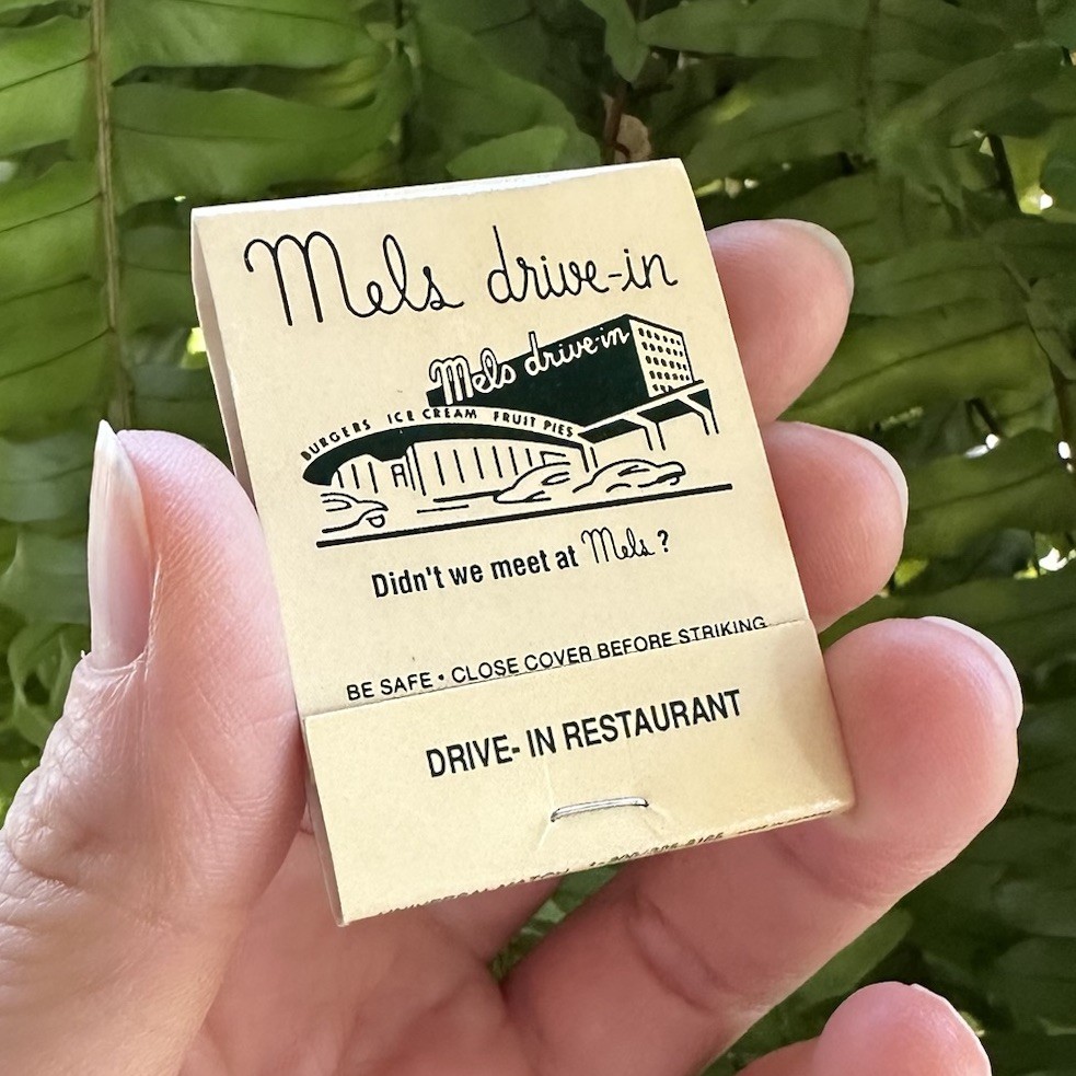 Vintage Mel's Drive In Restaurant Matchbook San Francisco CA Advertising Matches Vintage Mel's Drive In Restaurant Matchbook San Francisco CA Advertising Matches