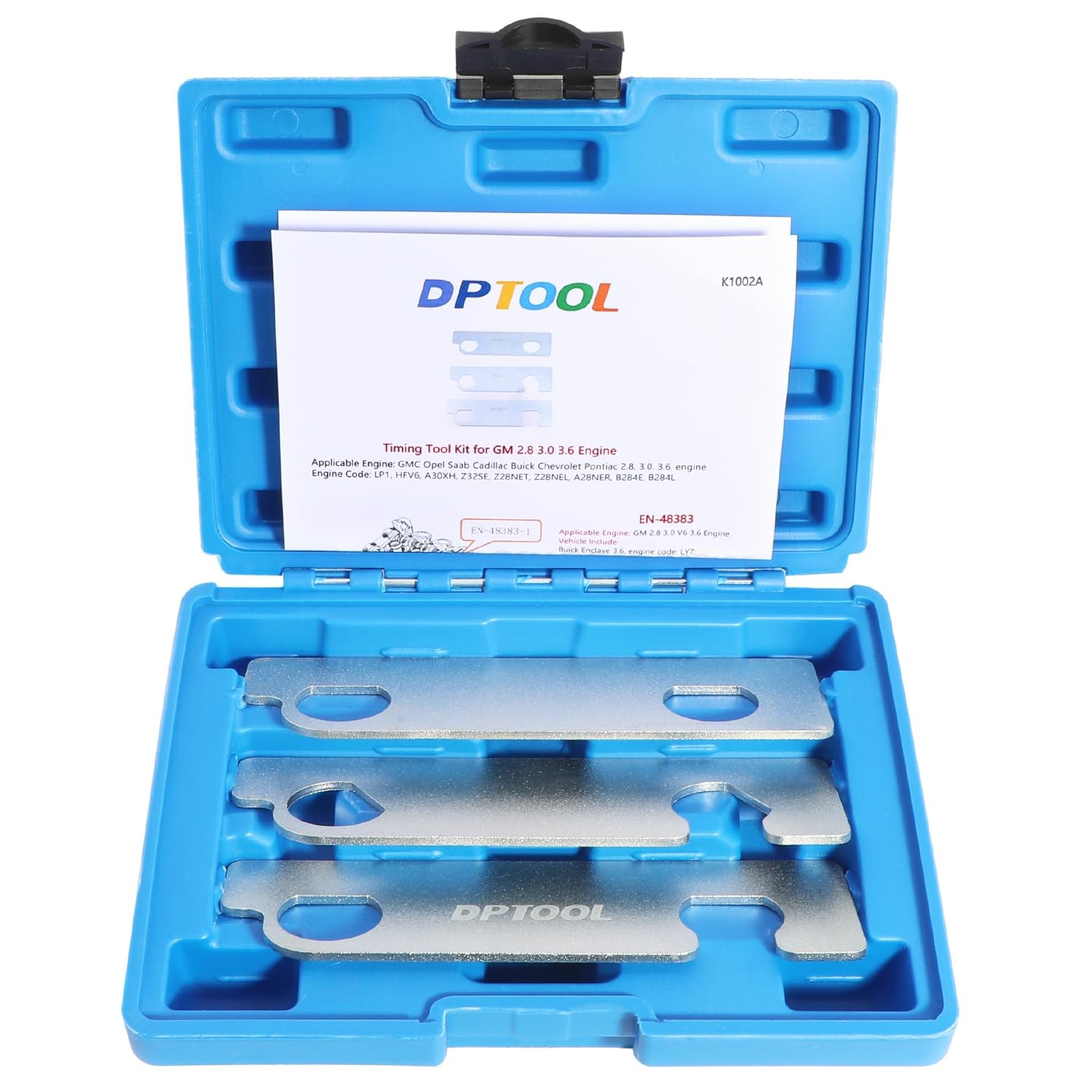 DPTOOL Camshaft Retaining Aligning Timing Tool Kit for GM 2.8 3.0 3.6
