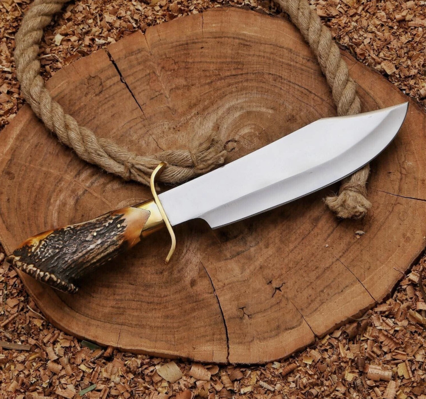 Inglorious Basterds Replica Knife, Handmade D2 Steel Bowie Knife, Stage Handle