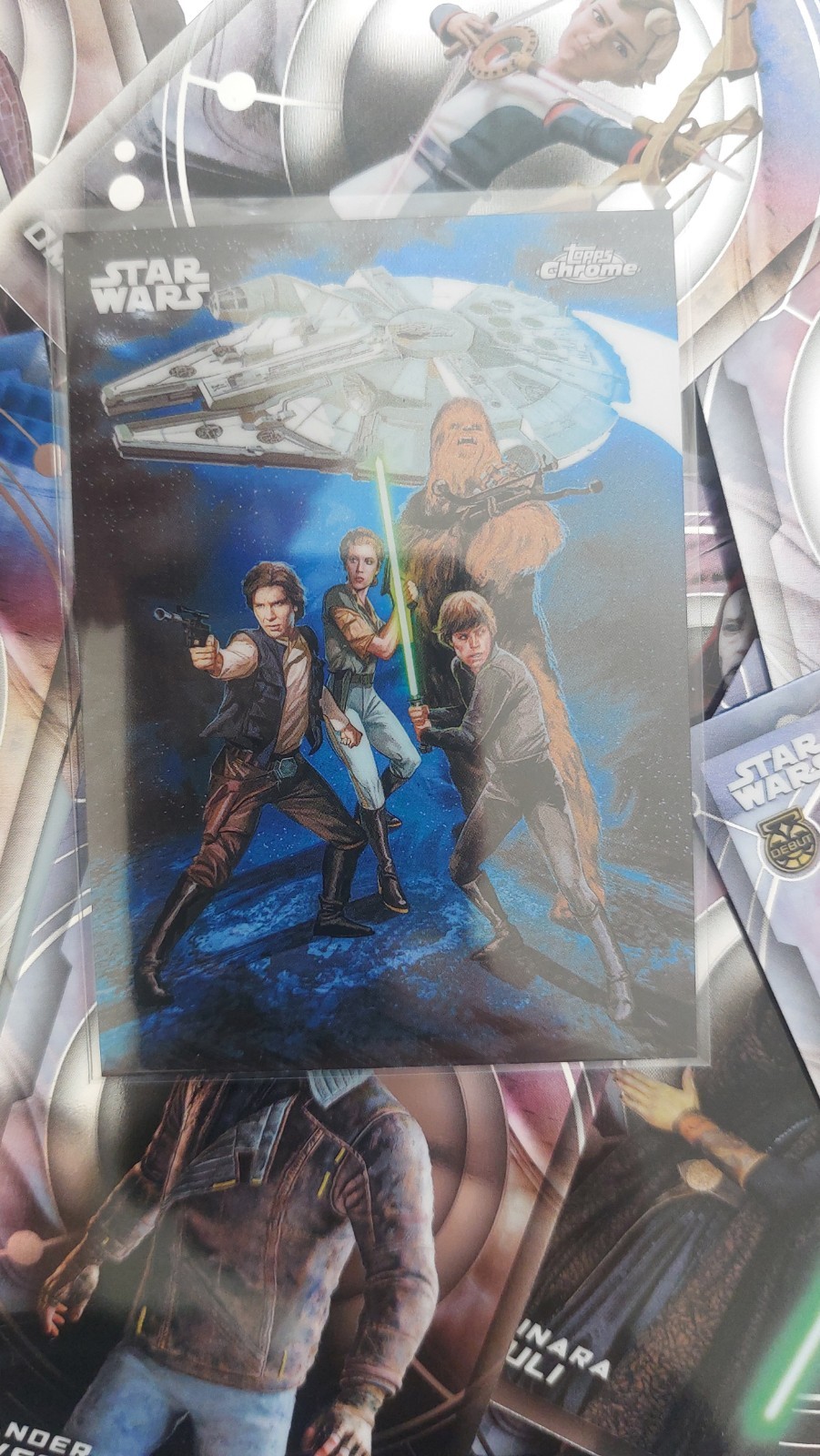 2026 Topps Chrome Star Wars Art Factions Rebel Alliance Squad-7 SSP Case Hit