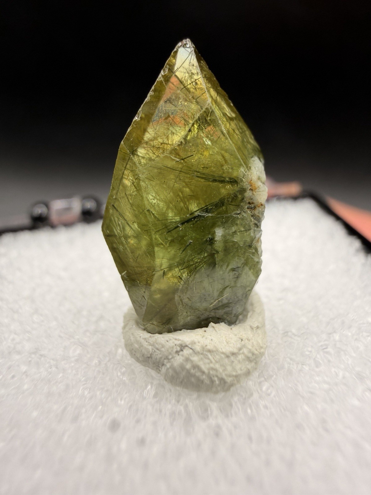 Sharp Rutilated Titanite/Sphene Crystal (Thumbnail) - Tormiq Valley, Pakistan