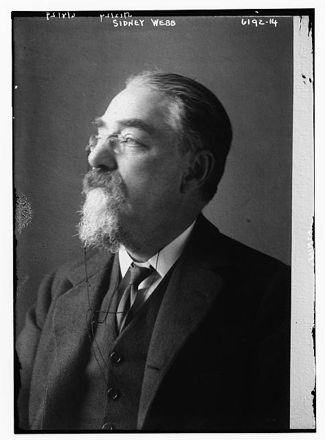 Photo:Sidney Webb Portrait Black and White Photo