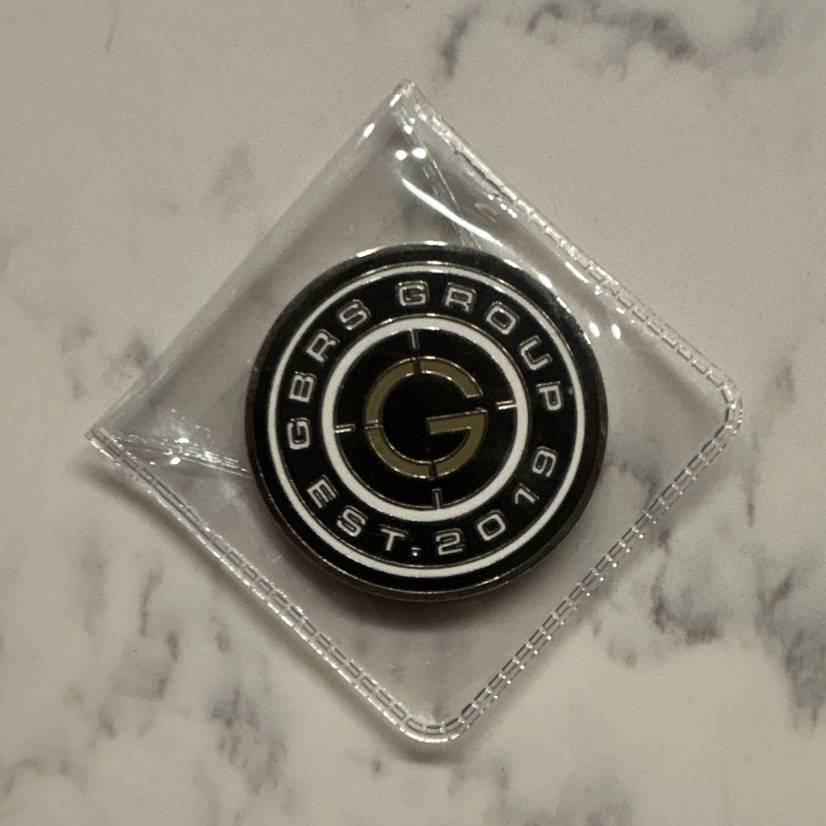 GBRS Group Challenge Coin (2-Sided Black Silver)- DJ Shipley | SEAL|NSW | DEVGRU