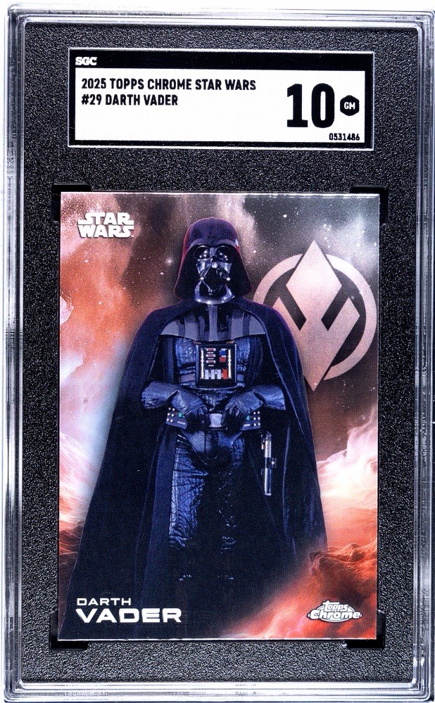 2025 Topps Chrome Star Wars #29 Darth Vader SGC 10 GEM Pop 1