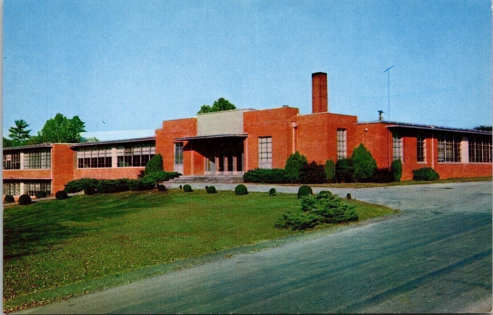 Franklin North Carlina High School Street View Campus Bill Kobert UNP Postcard