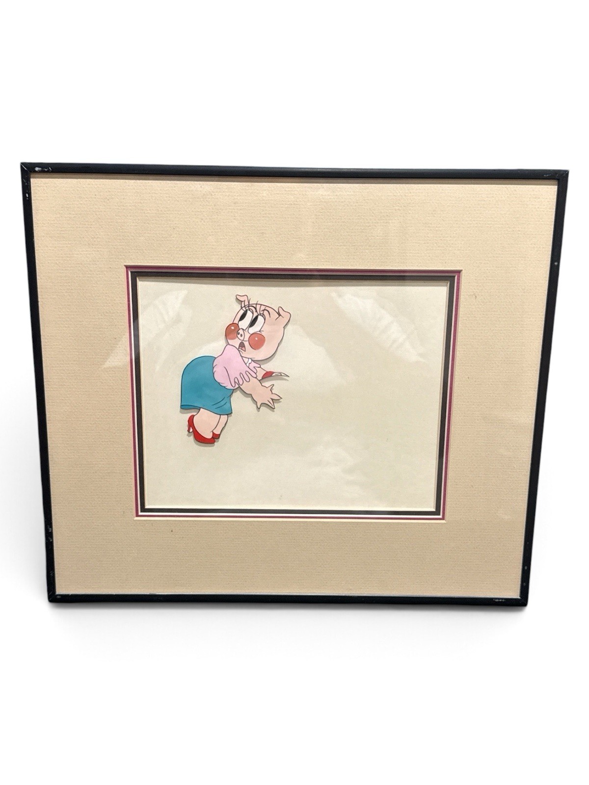 Petunia Pig Original Hand Inked Animation Cel Warner Bros Looney Tunes COA
