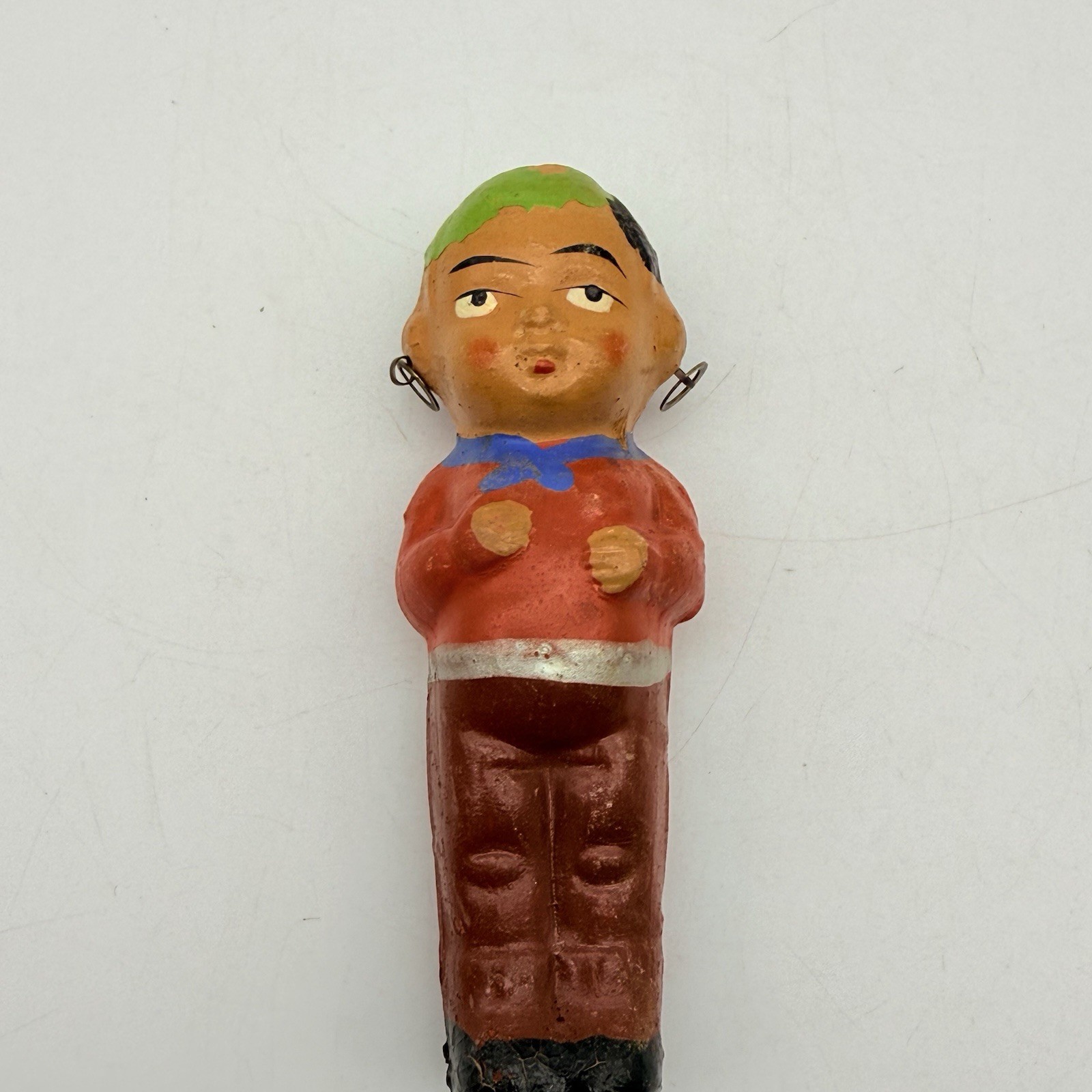 RARE ANTIQUE GERMAN PAPER MACHE FIGURE ~POST WWI RARE ANTIQUE GERMAN PAPER MACHE FIGURE ~POST WWI