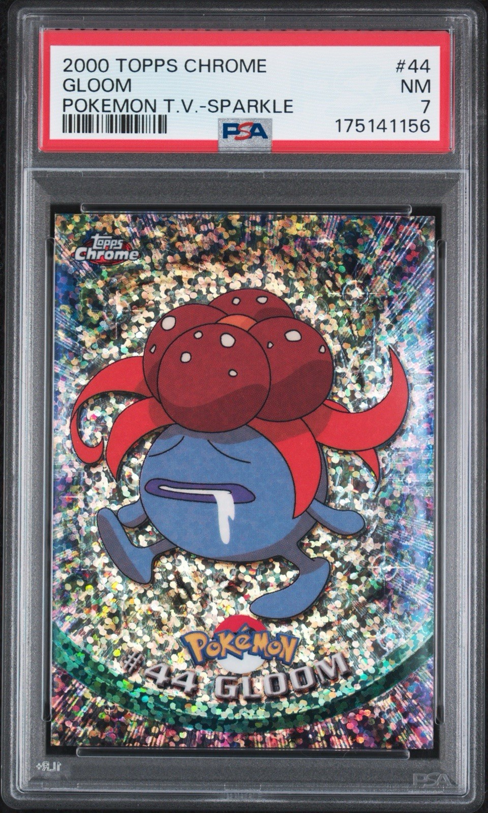 Topps 2000 Topps Chrome Pokémon TV Sparkle #44 Gloom PSA 7 English
