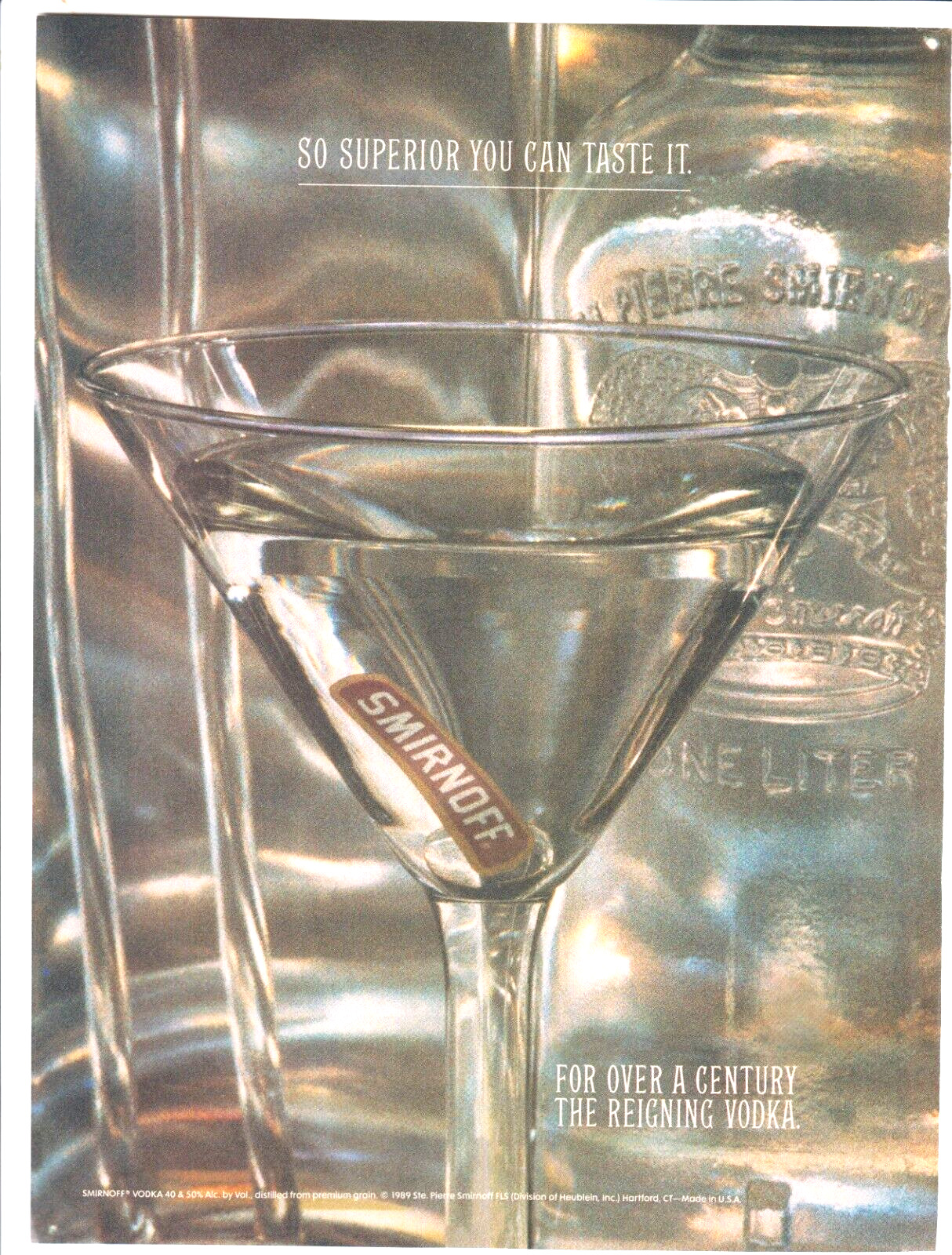 1984 Smiroff Vodka Print Ad 8\