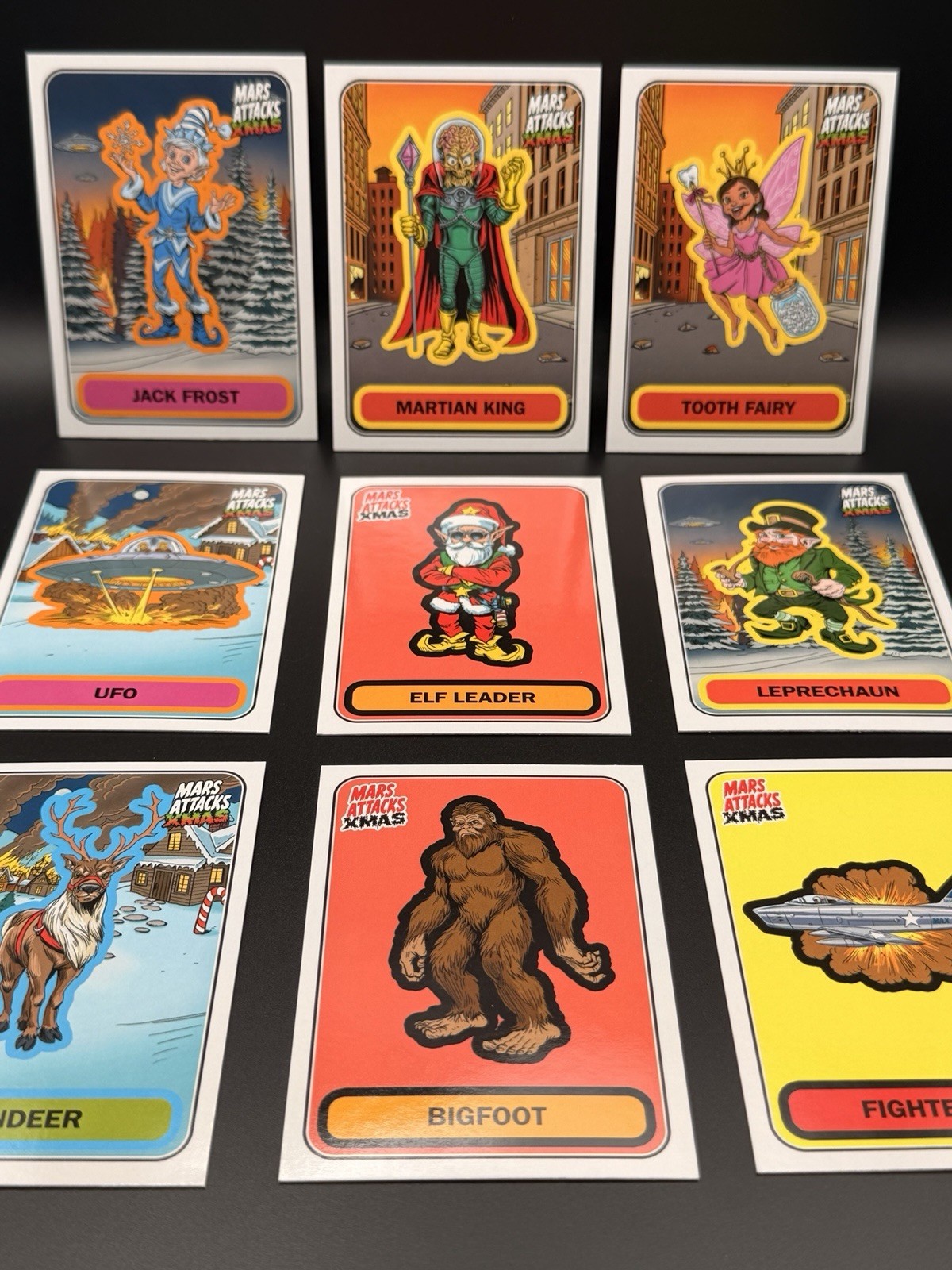 2026 Topps Mars Attacks - 40 Card Lot - White & Red Border Parallels