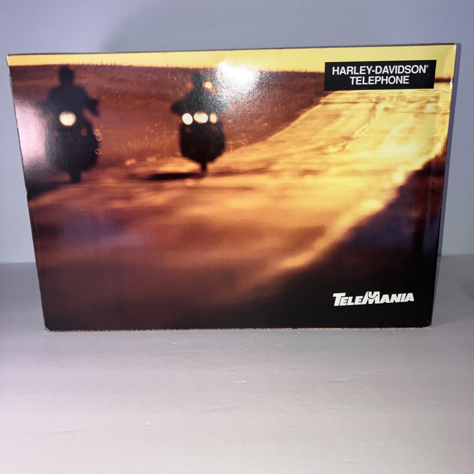 VINTAGE 1998 TeleMania Harley Davidson Desk Top Telephone NEW In Original Box