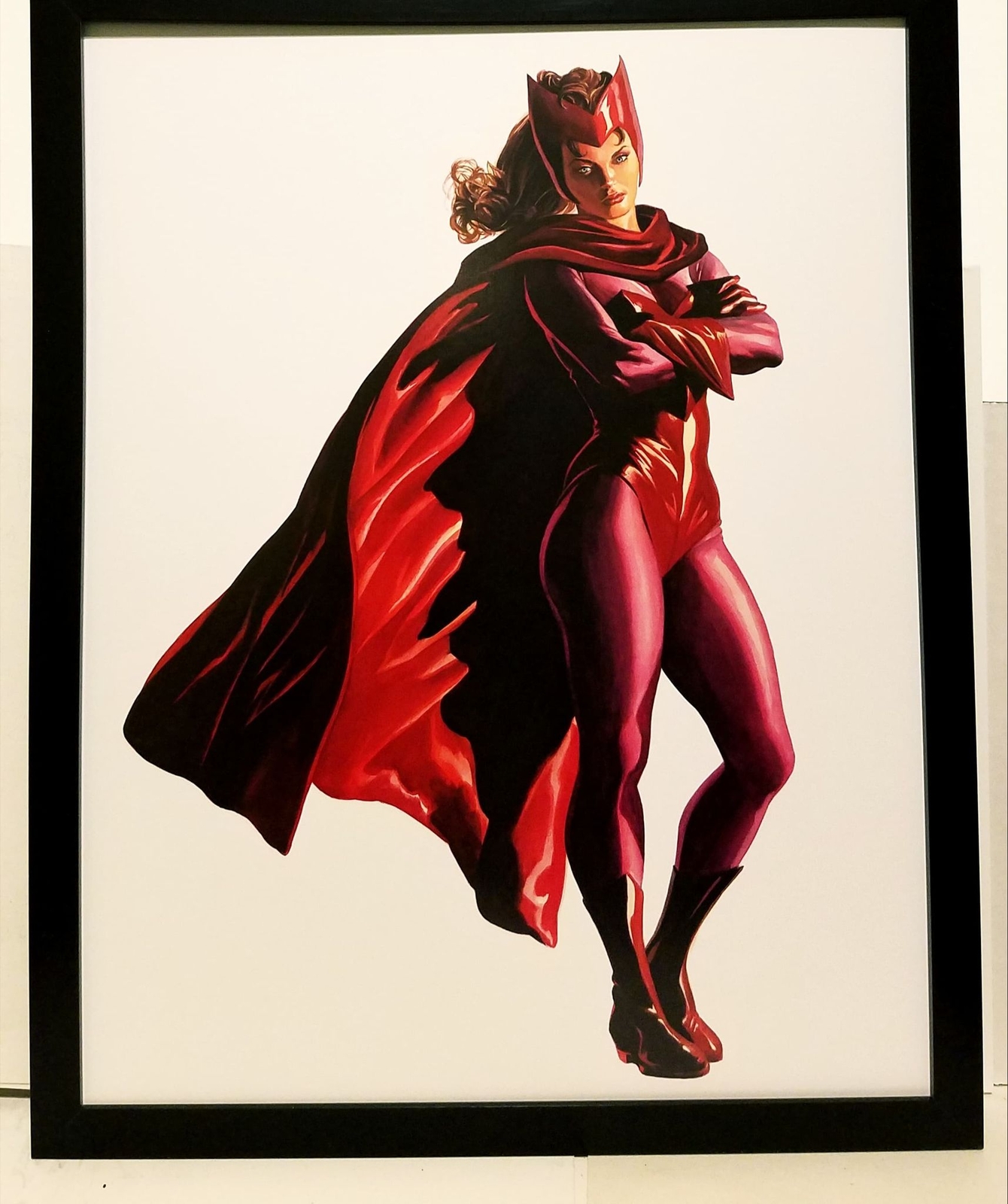 Scarlet Witch Wandavision Timeless by Alex Ross FRAMED 11x14 Art Print Marvel Co