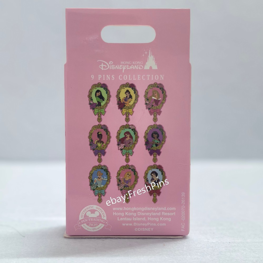 Disney Princess Pin Trading Carnival 2026 PTC Mystery Pin Boxed  Exclusive HKDL
