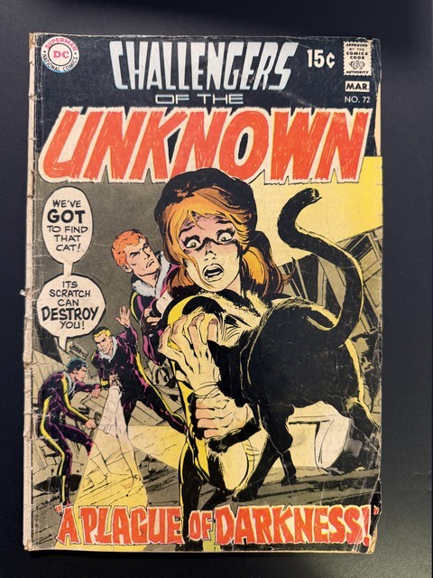 Challengers of the Unknown #72 1970 DC Vintage Bronze Age Comic | Low Grade