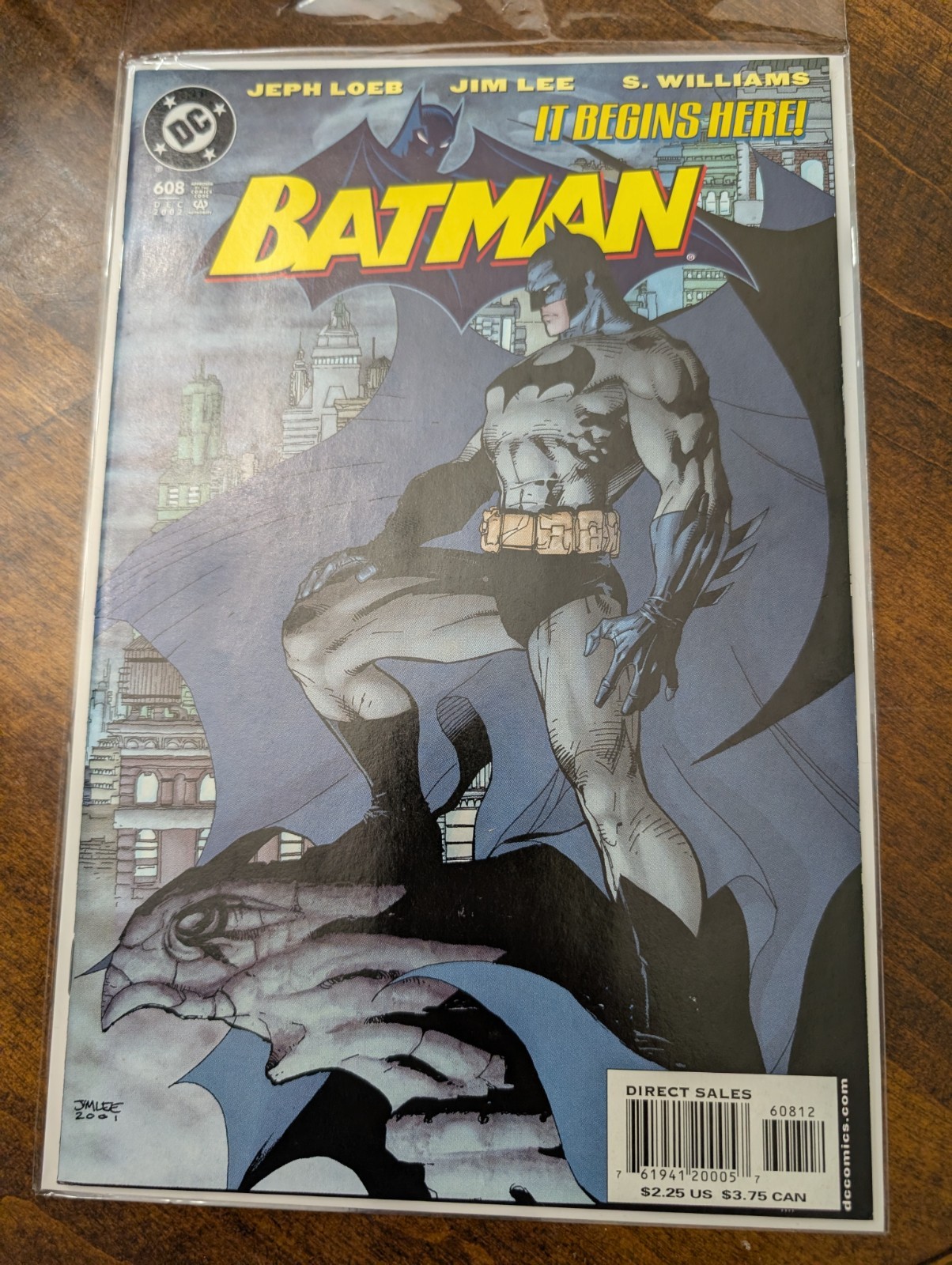 Batman #608 2nd Print Jim Lee Cover, Beautiful Condition