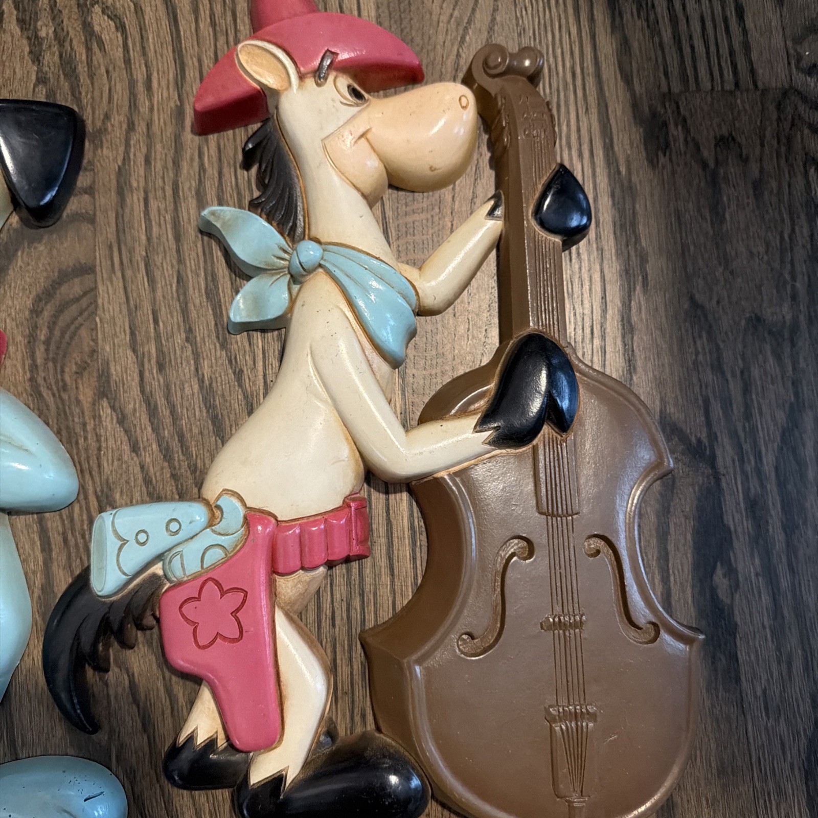 Vintage 1978 Huckleberry Hound And Quickdraw McGraw Homco Wall Decor Plaques Vintage 1978 Huckleberry Hound And Quickdraw McGraw Homco Wall Decor Plaques