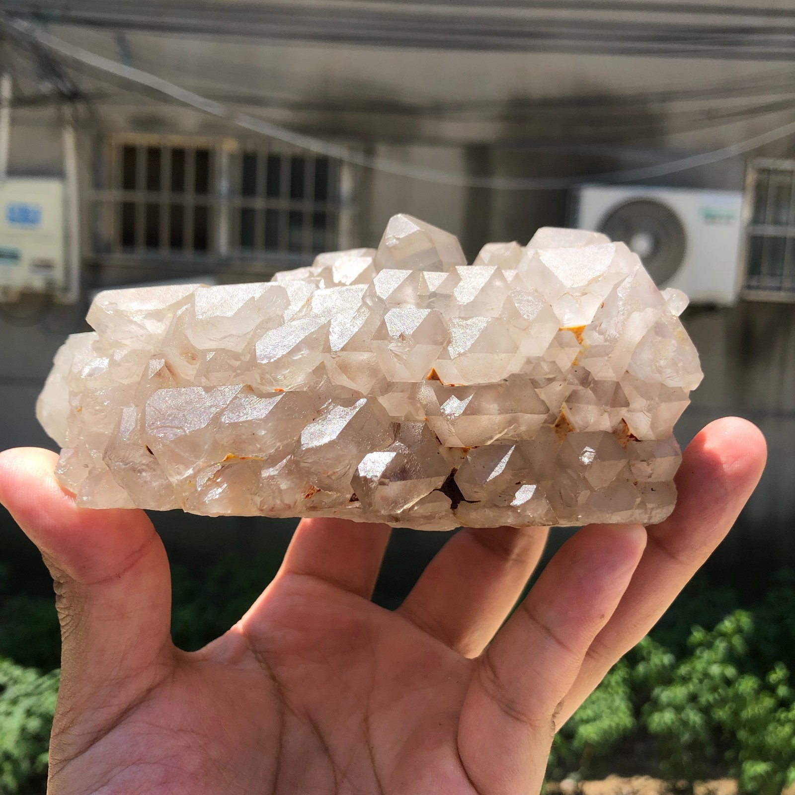 800g Rare Natural Clear Quartz Crystal Cluster | Healing Energy Mineral Specimen
