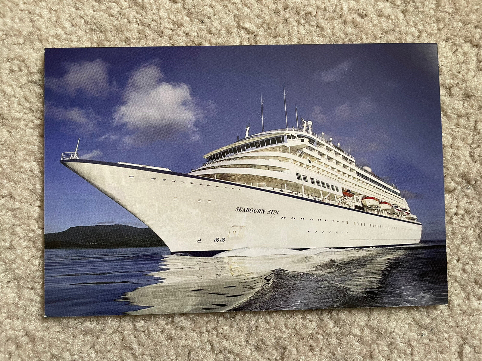 Cruise Ship Postcard: Seabourn Sun (aka Royal Viking Sun, Prinsendam, Amera)