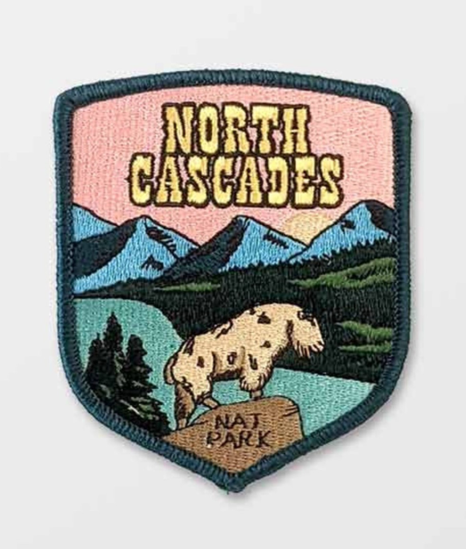 North Cascades National Park  Patch Iron-On Applique Souvenir Gift