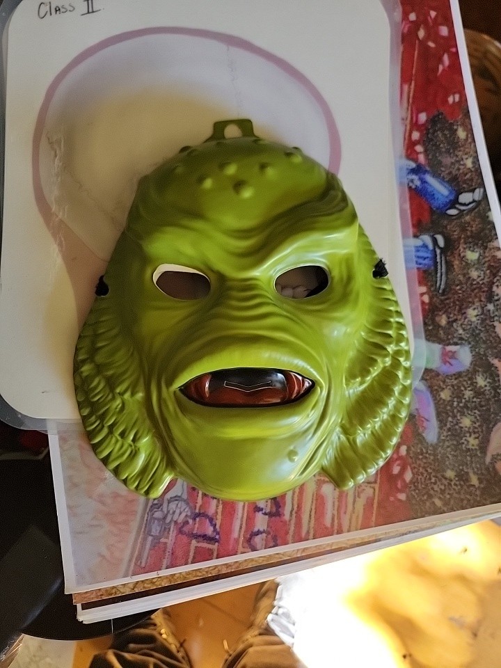 Monsterville Universal Monsters Creature From The Black Lagoon Halloween Mask.