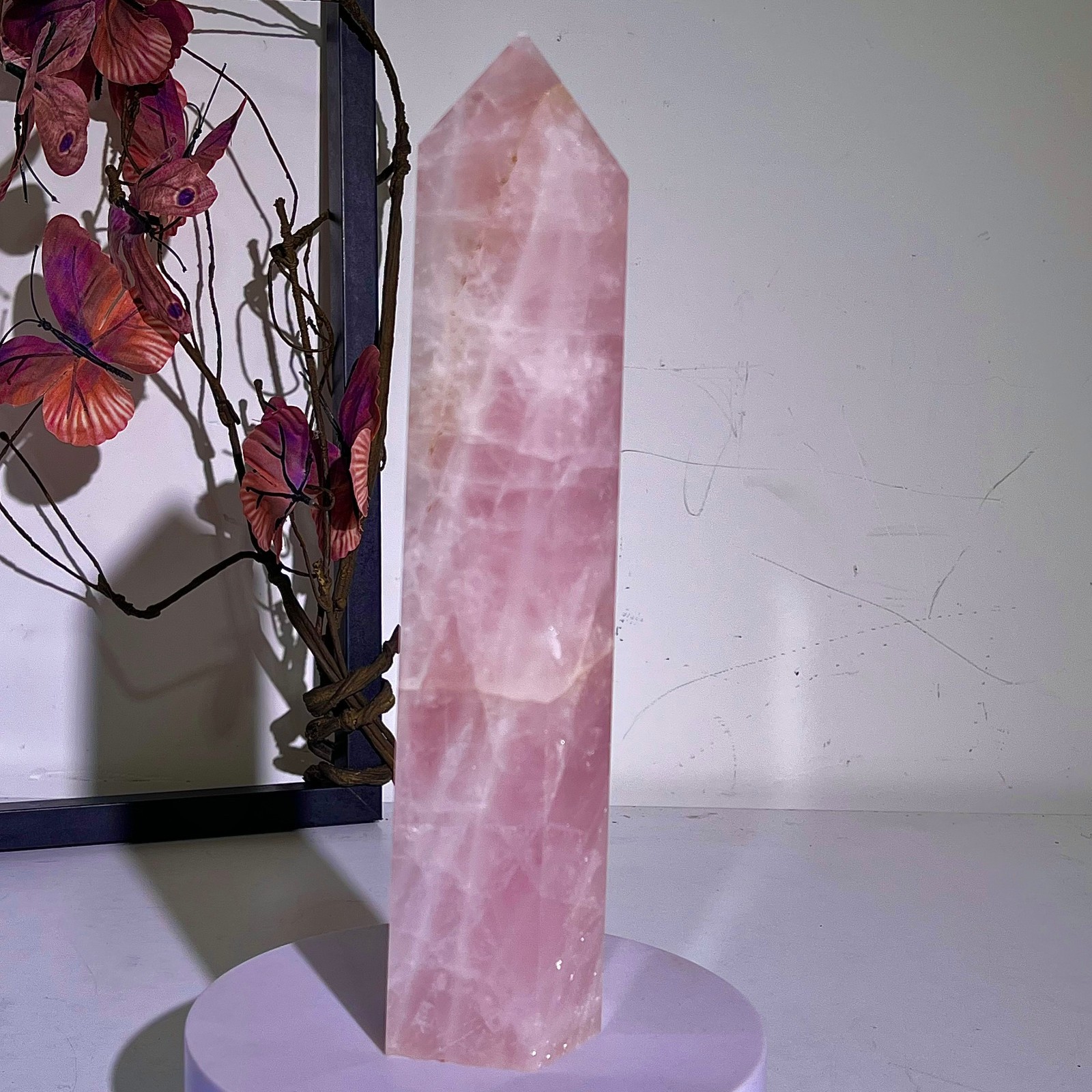2.66LB  Powder  Column Wand Obelisk Mineral Healing