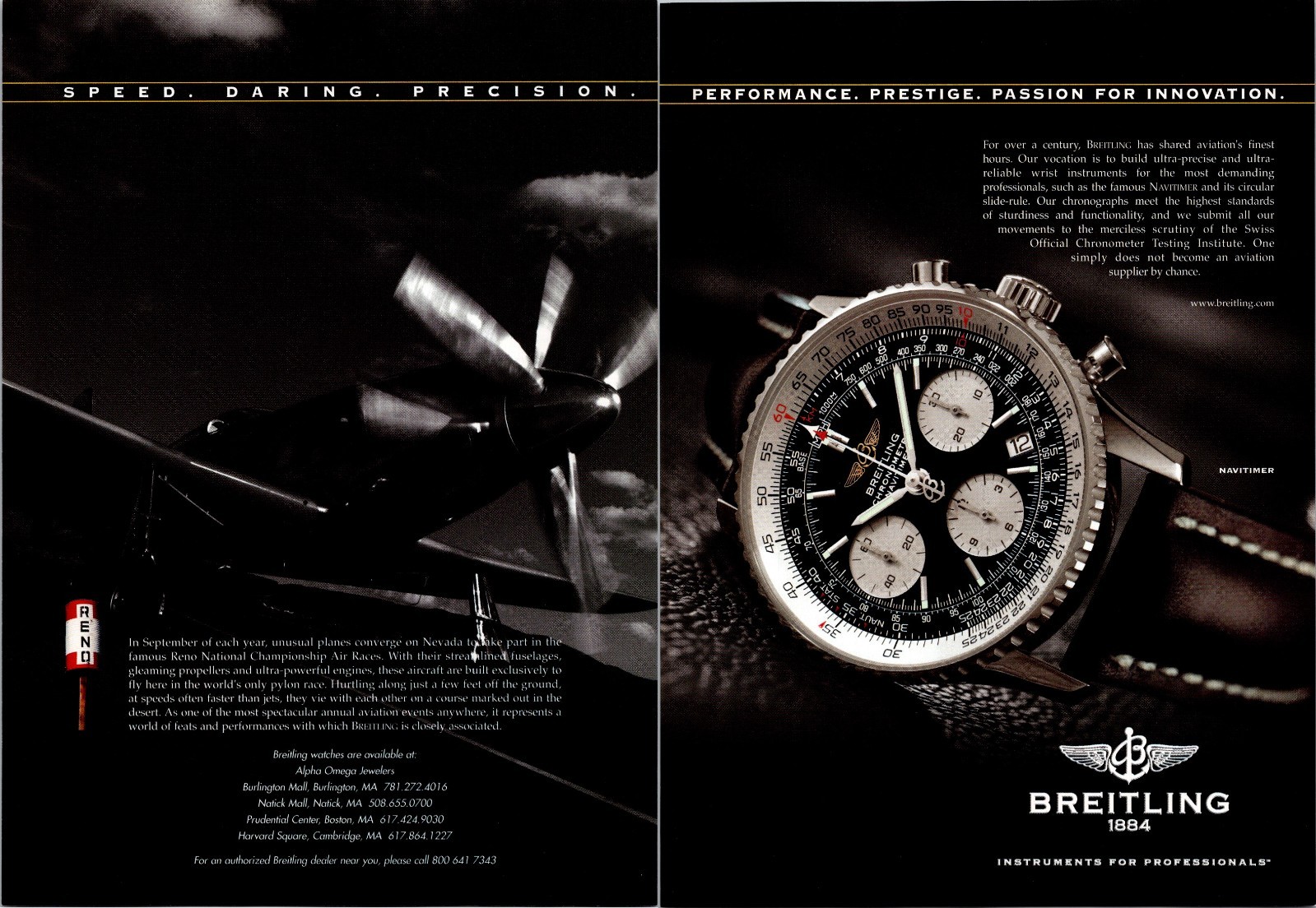 2006 • Breitling Watch  print ad • 2000s Fashion DA.47