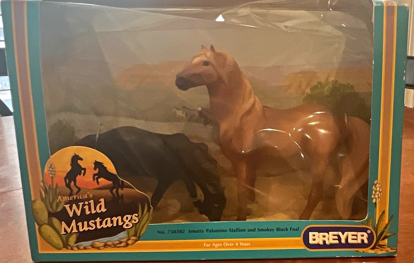 Breyer America’s Wild Mustangs Horse Figurine Set No. 7501821 Plastic