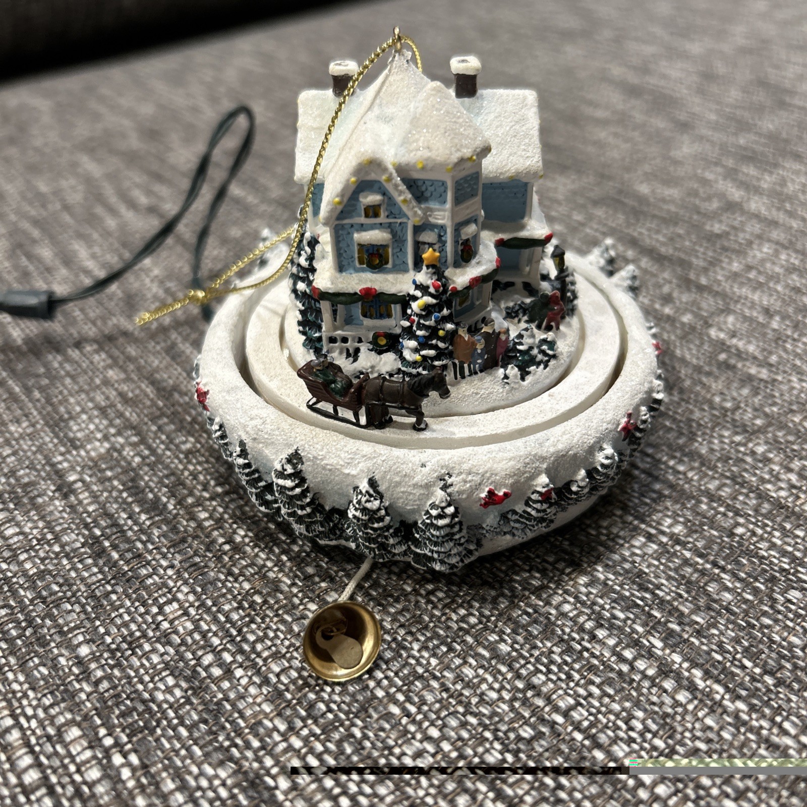 Thomas Kincaid Illuminated Ornament  - The Bradford Editions - 2006