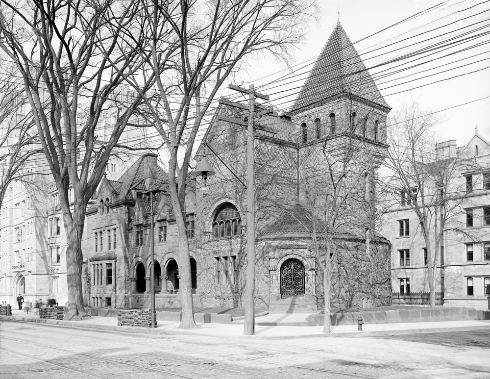 1900-1915 Delta Psi Fraternity House, Yale U. Old Photo 8.5\