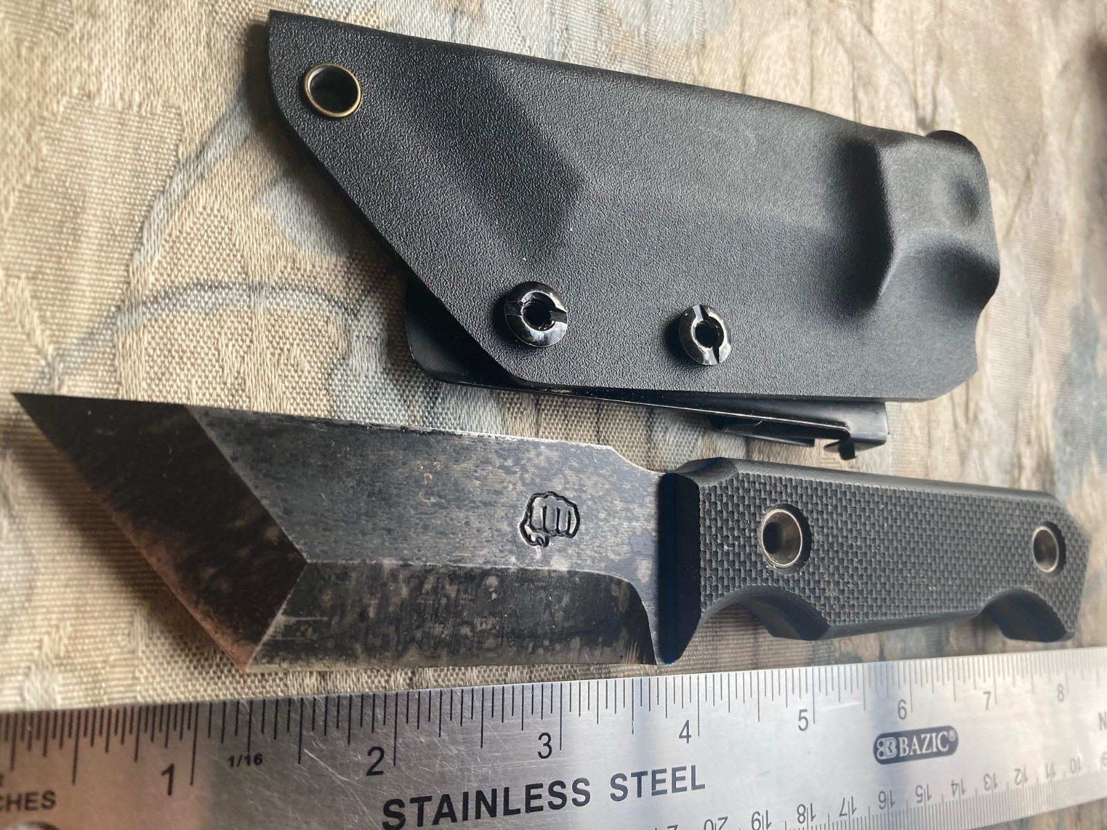 Custom Made Tanto Blade Fighting Knife 👊