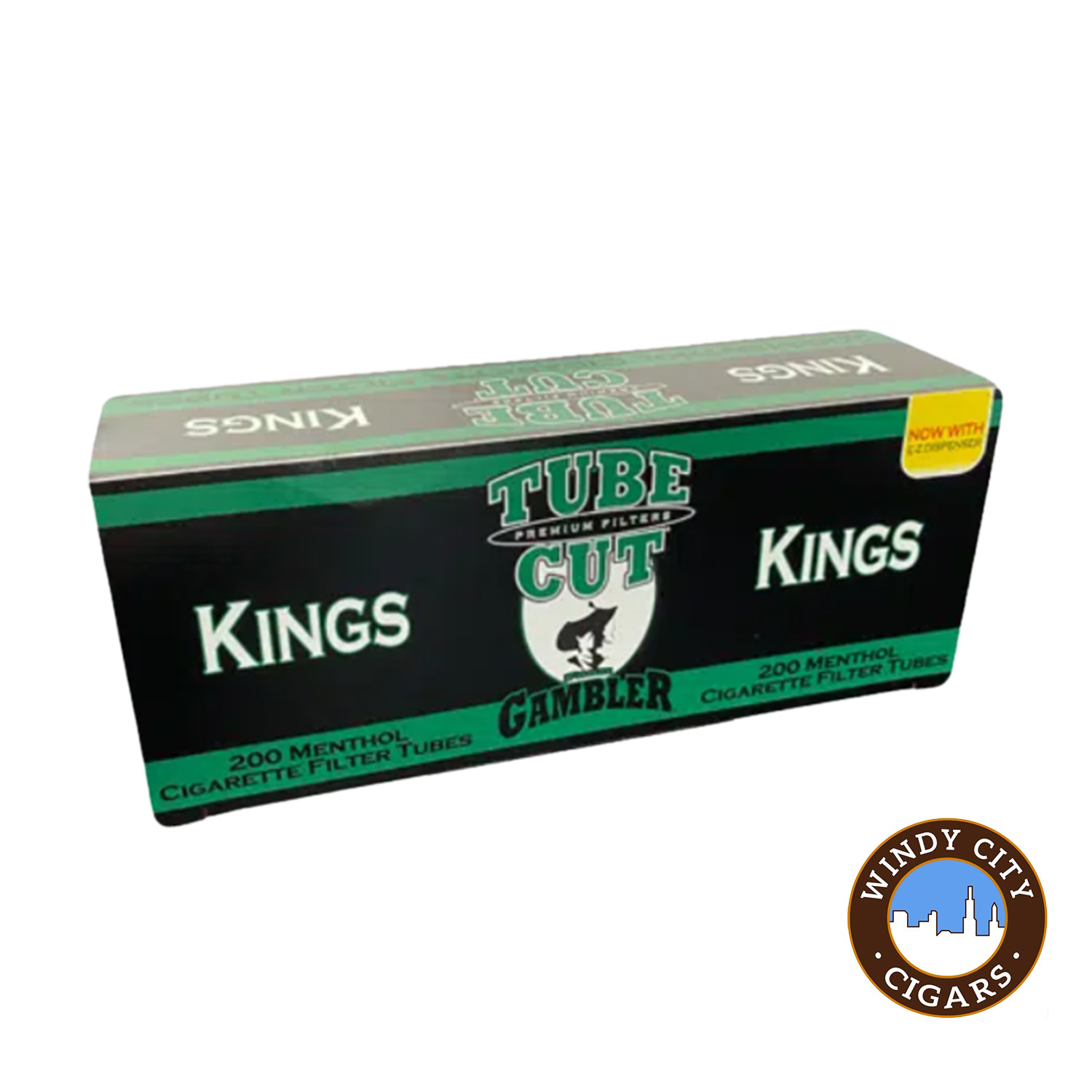 Tube Cut Menthol King Cigarette 200ct Tubes - 5 Boxes