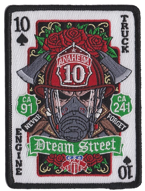 Anaheim Station 10 Dream Street Fire Patch NEW .