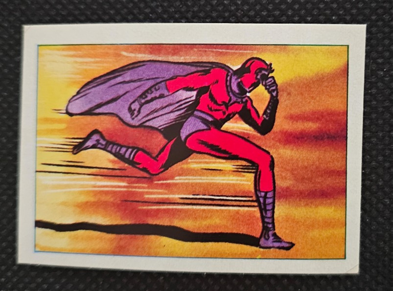 1984 LEAF MARVEL COMICS SECRET WARS STICKER #60 MAGNETO